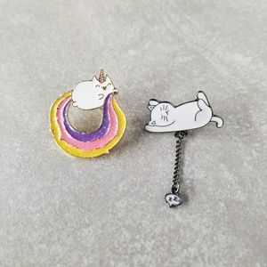 Cat Theme Pin Set